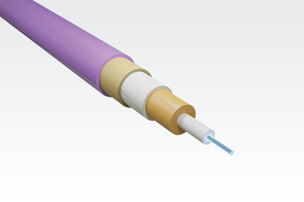 GORE® Fiber Optic Cables, 1.8 mm Simplex for 10+ up to 100 Gb/s network routers and switches.