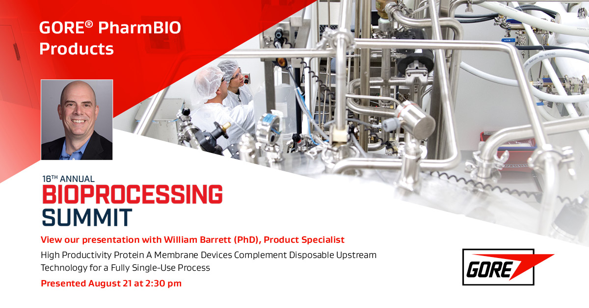 Bioprocessing Summit 2024 presentation with Dr. Bill Barrett, Product Specialist