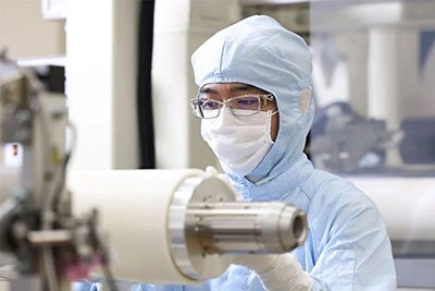 Man in manufacturing setting