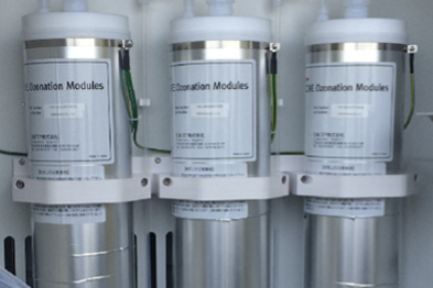 Modules in ozone water systems for clean silicon wafer & FPD applications