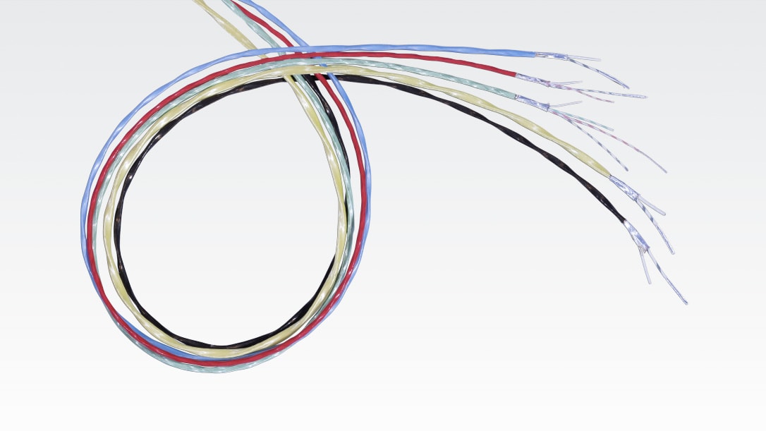 Low mass Gore type lew space cables