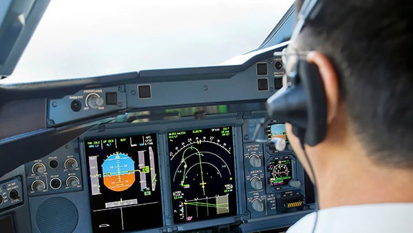 Gore firewire cables for civilian aircraft cockpit/cabin displays.