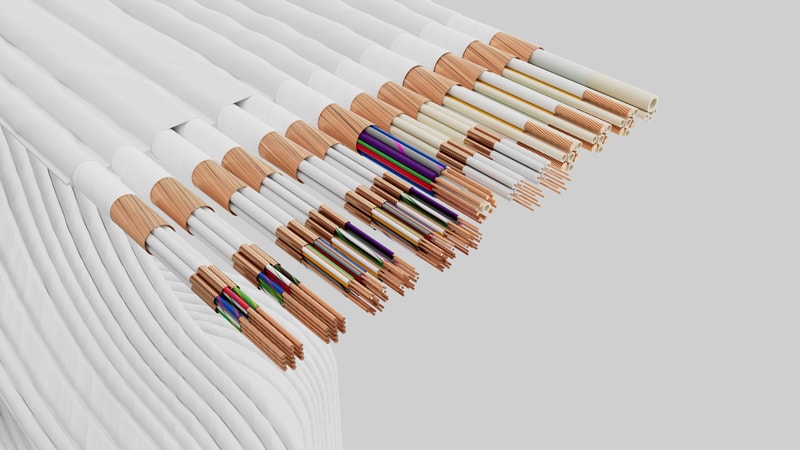 Lithography high flex cables and assemblies