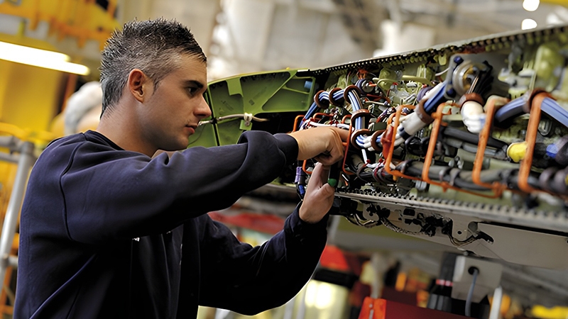 Trouble-free installation in defense and civil aircraft areas