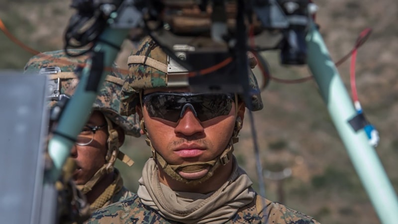 Military tethered drone cable