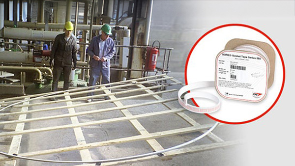 GORE Gasket Tape Series 500 is a time- and cost-saving alternative to ordering, storing and installing very large one-piece gaskets.