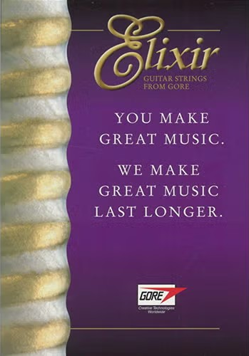 image of early elixir guitar strings ad