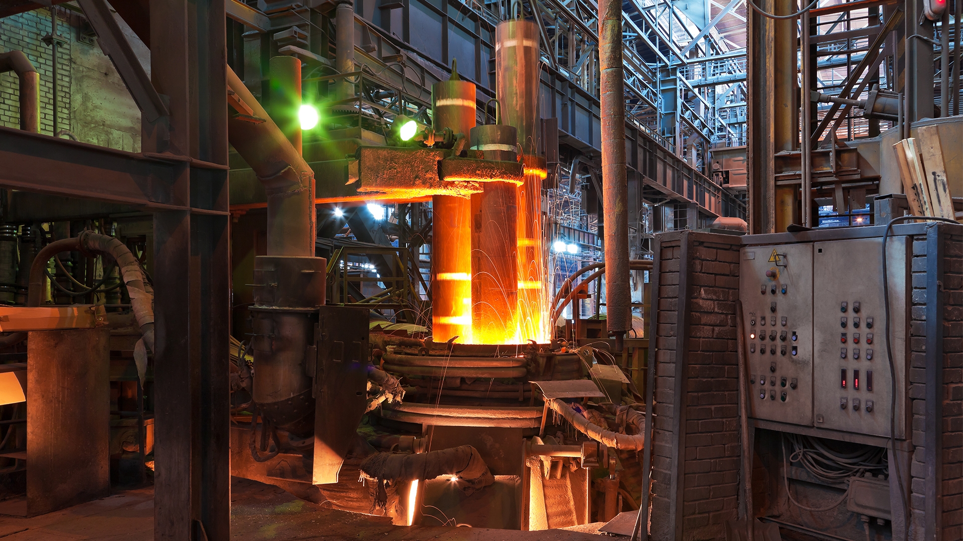 Electroarc furnace metallurgical plant