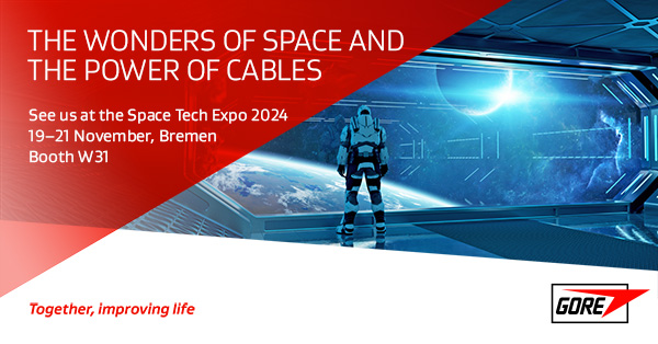 See us the Space Tech Expo 2024 19-21 November in Bremen, Germany, Booth W31