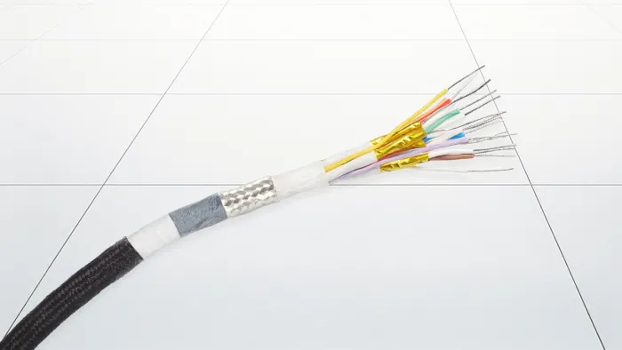 Closeup of Abrasion Resistant Cable Jacket