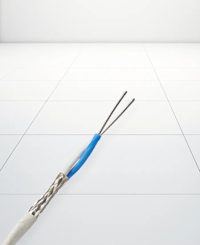 Shielded Twisted Pair Cables closeup