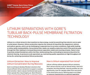 brochure thumbnail: Lithium brines progress through processing, removing impurities and increasing concentration.